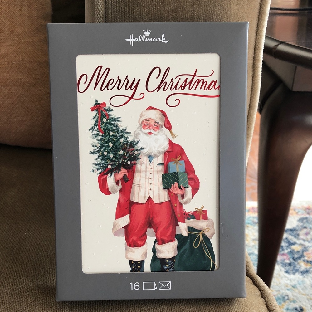 Hallmark Merry Christmas Santa 16 Cards - New in Box!